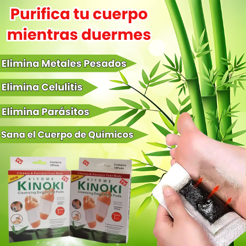 100 Parches Detox Kinoki| Limpia tu cuerpo naturalmente mientras duermes 🤩😴🦶🌿