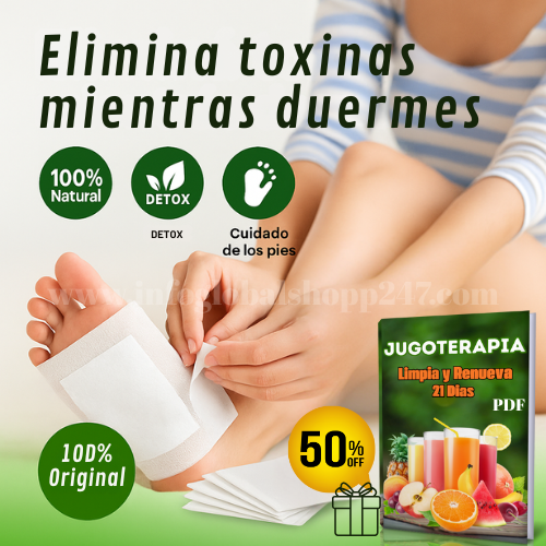 100 Parches Detox Kinoki| Limpia tu cuerpo naturalmente mientras duermes 🤩😴🦶🌿