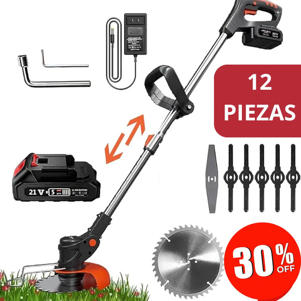 INALAMBRICA! Desbrozadora Eléctrica 3 en 1🌱 Podadora Cortadora Césped