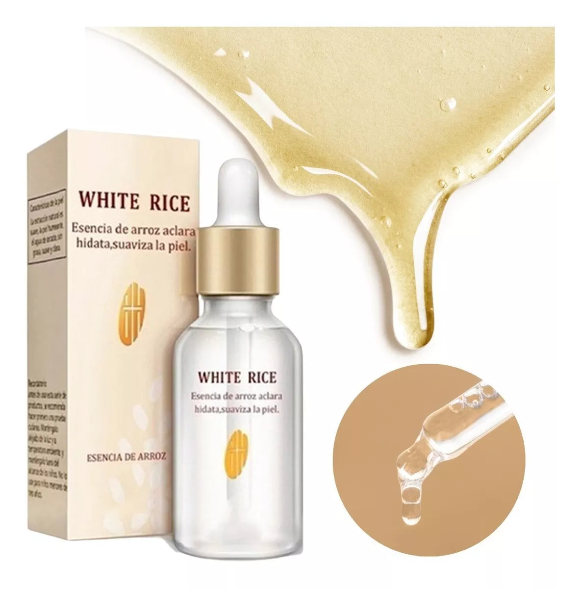 ✨ Paquete Completo: Hidratación, Antiedad & Piel Radiante – Ácido Hialurónico, Sérum de Arroz & Vitamina C 💖