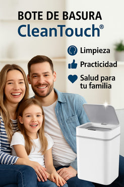 Bote Inteligente CleanTouch: ✨ Elegancia Inteligente que elimina el contacto, Suciedad y 💨 Malos Olores