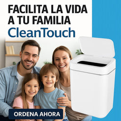 Bote Inteligente CleanTouch: ✨ Elegancia Inteligente que elimina el contacto, Suciedad y 💨 Malos Olores