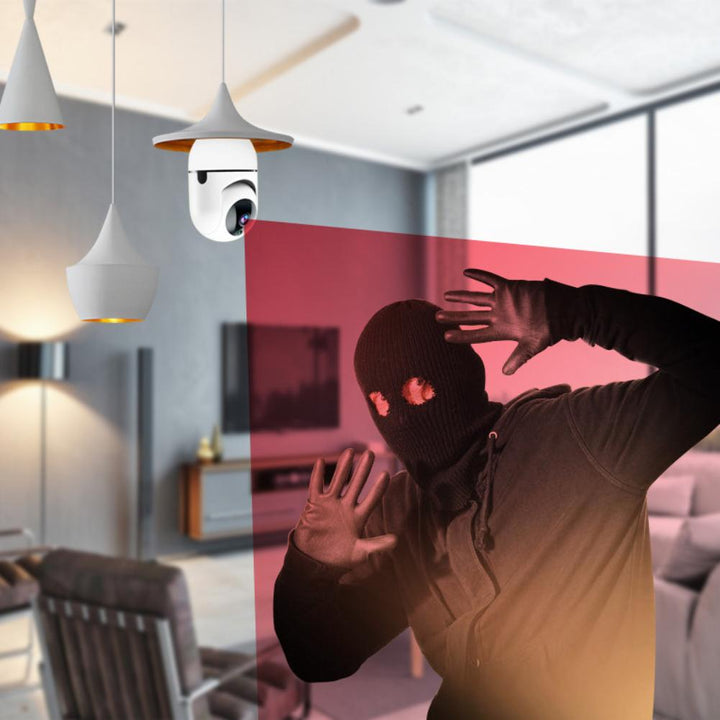 Cámara Seguridad 360 WiFi HD-1080P Tipo Foco