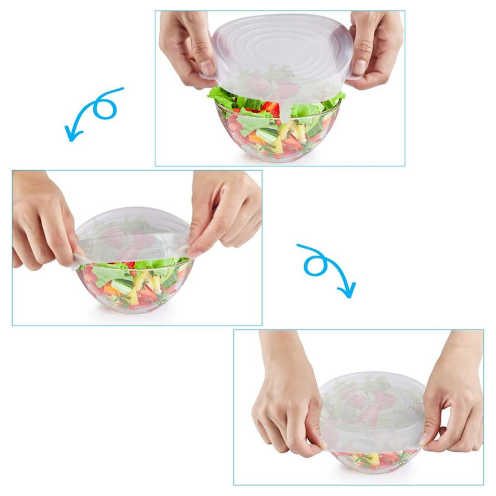 OFERTA 2X1 - 12 TAPAS DE SILICONA REUSABLES  💫